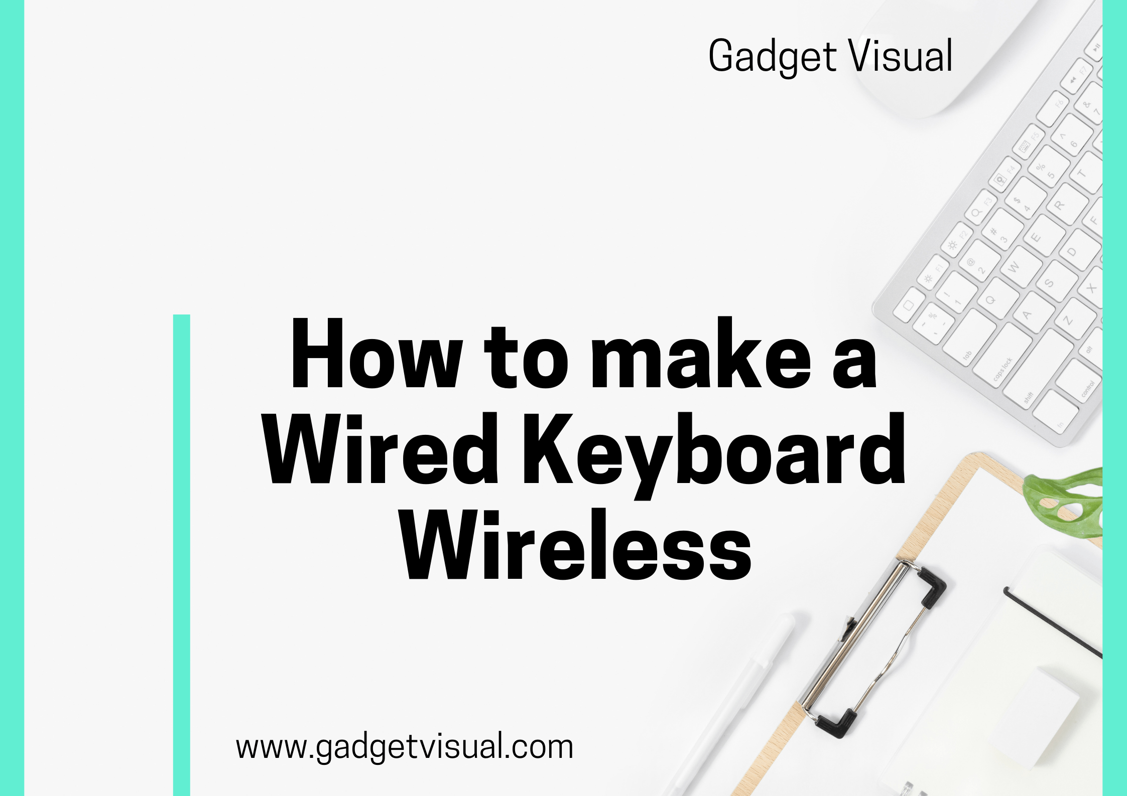 How to make a Wired Keyboard Wireless
