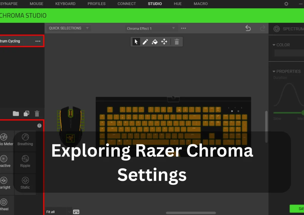 Exploring Razer Chroma Settings