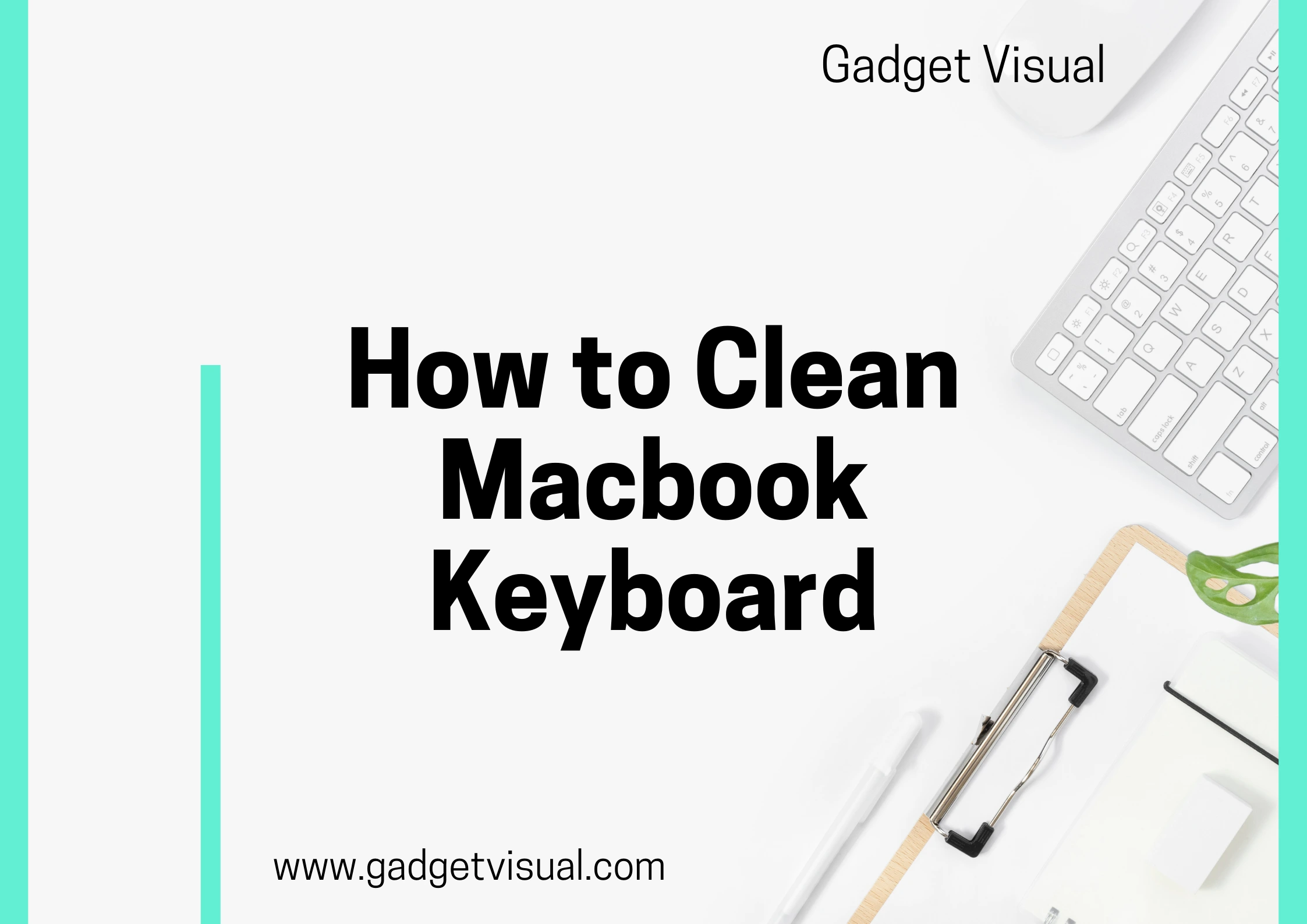 how to clean your keyboard macbook