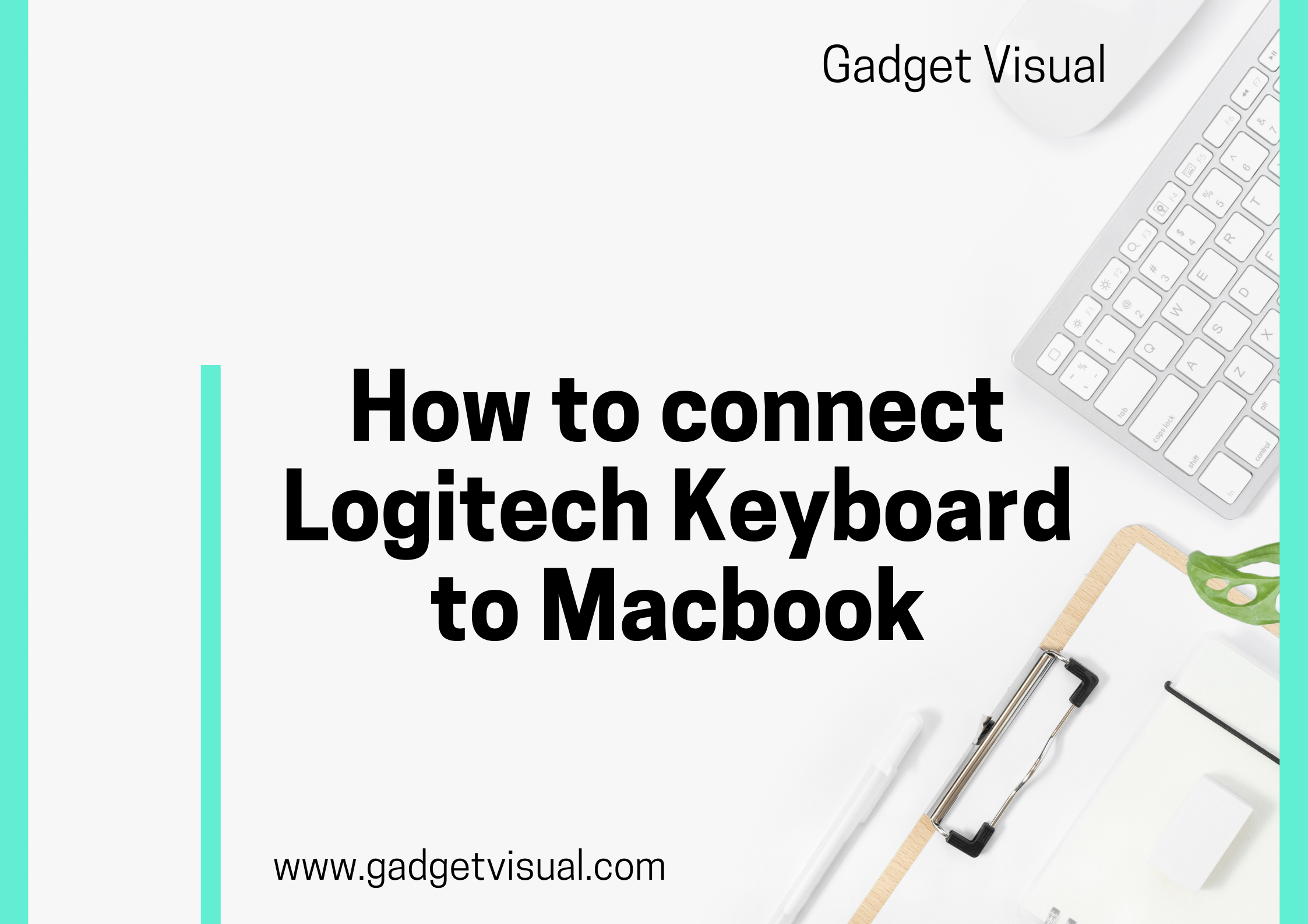 how to connect logitech keyboard to macbook