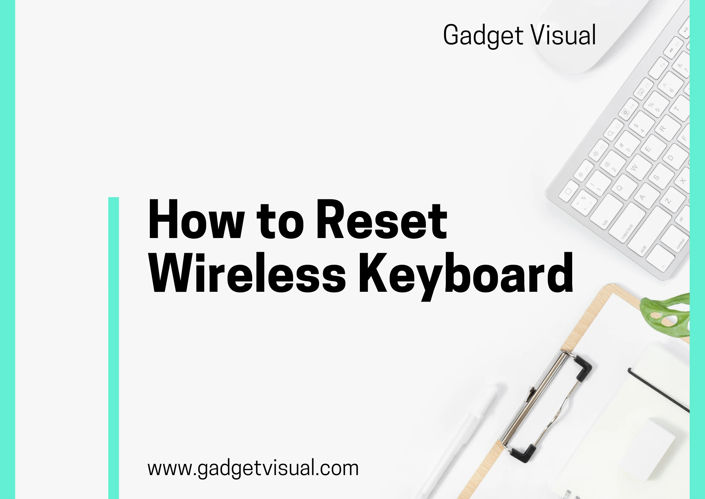 how to reset wireless keyboard