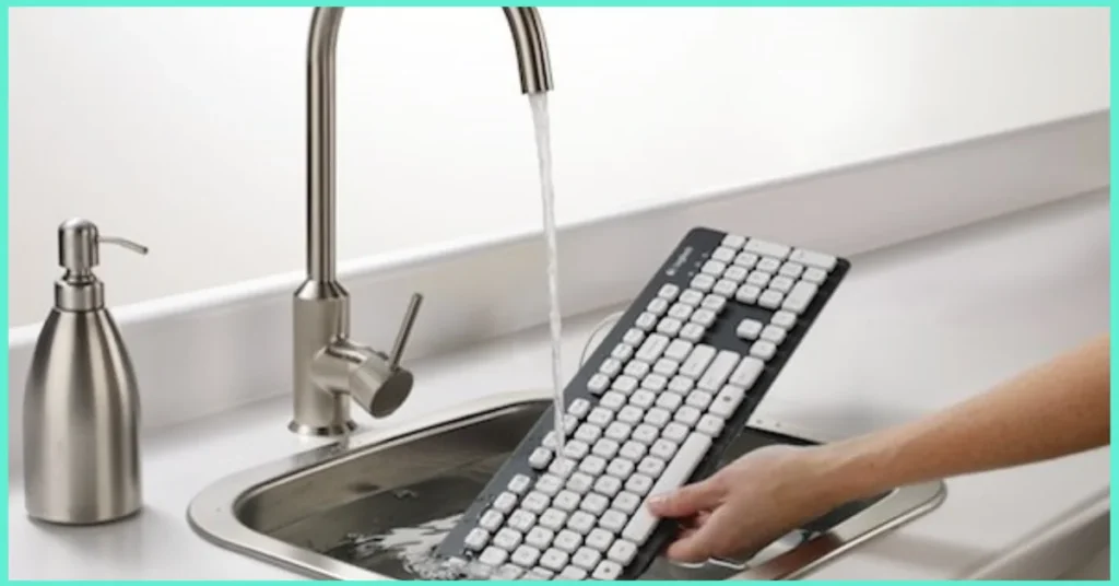 can you clean keyboard with water